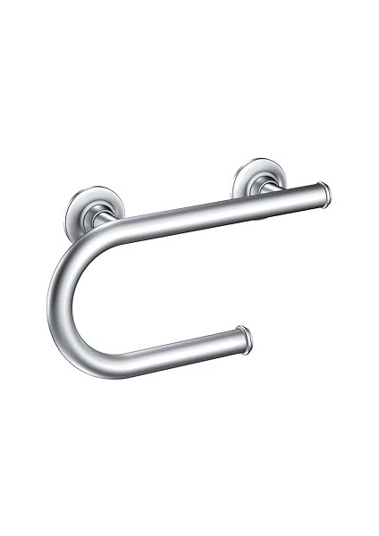 Moen Csi LR2352DCH Care 8 Inç Tutunma Çubuğu, Entegre Tuvalet Kağıdı Tutacağı, Krom