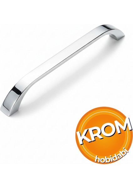 128 mm Metal Göksu Krom Kulp Tv Ünitesi Kulbu Mobilya Çekmece Vestiyer Mutfak Dolap