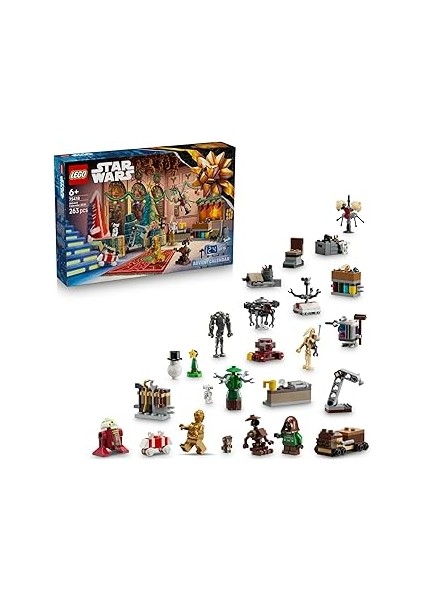 Star Wars 2025 Yılbaşı Takvimi 75418 – 6 Yaş ve Üzeri Çocuklar Için Yaratıcı Yapım Seti, Yeni