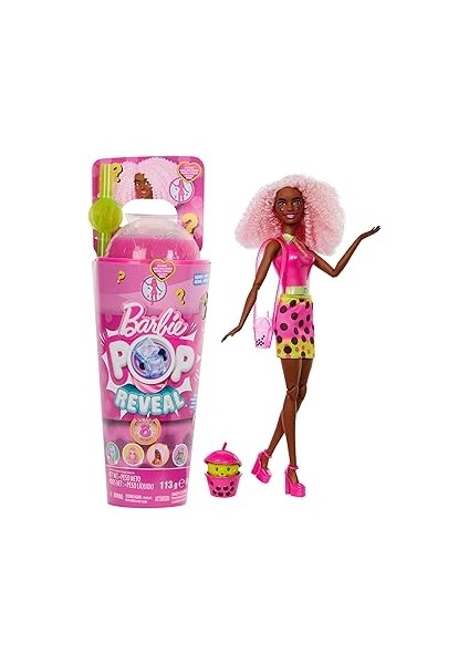 Barbie, HTJ20, Pop Reveal Boba - Berry Bliss, HTJ20, Çok Renkli