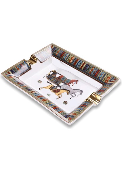 Cigarloong 4 Horse Seramik Puro Küllüğü Beyaz 2li