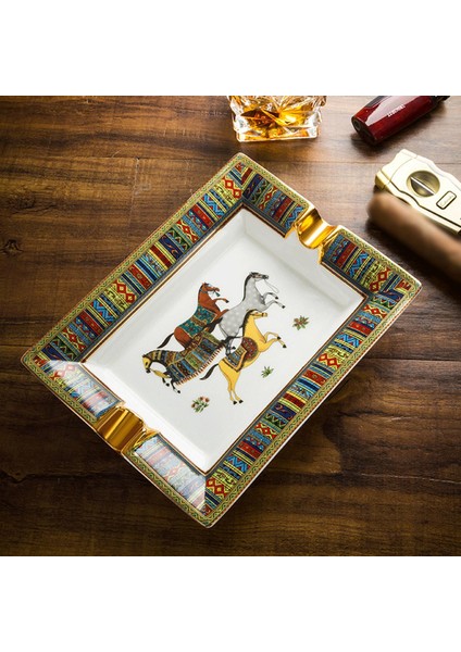 Cigarloong 4 Horse Seramik Puro Küllüğü Beyaz 2li modelleri