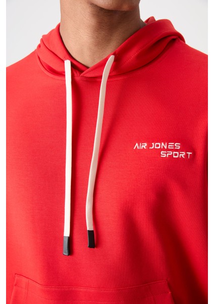 Fiesta - Lacivert Pamuklu Kalın Yumuşak Dokulu Comfort Fit Nakışlı Erkek Eşofman Takım - 85255