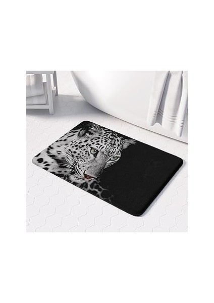 Monnhein Sevimli Tasarımlı Mikrofiber Banyo Paspası, Kaymaz Taban, Makinede Yıkanabilir (150_BPSM,