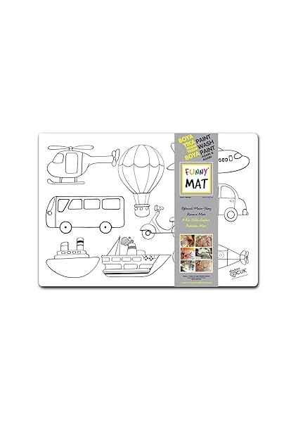 Akademi Çocuk Funny Mat Taşıtlar 1012