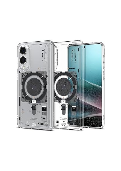 Spigen S25 Edge ile Uyumlu Ince Kılıf Hybrid Sararma Karşıtı Duraclear Hava Kanalı Tek