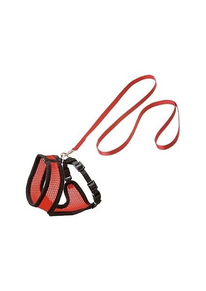 Karlie Kedi Tasma+Uzatma, 38 Cm, Kırmızı/siyah