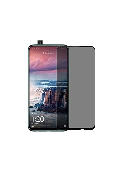 Microsonic P Z Privacy 5d Gizlilik Filtreli Cam Ekran Koruyucu Siyah
