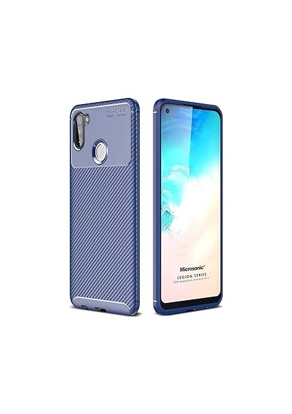 Microsonic A11 Için Kılıf Legion Lacivert [galaxy A11 ile Uyumlu Kılıf - Laci