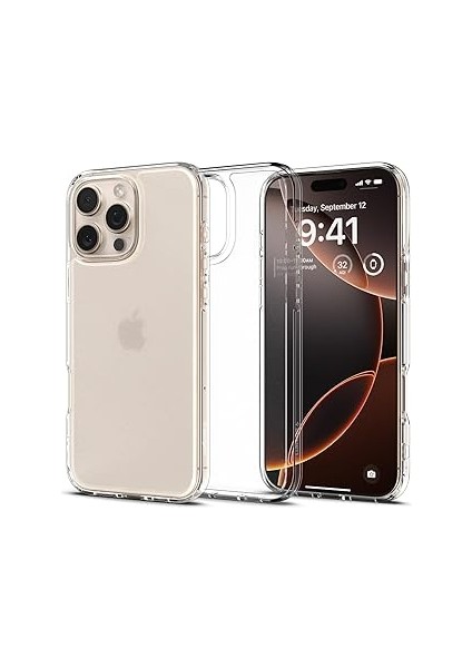 Spigen 16 ile Uyumlu Ince Kılıf Hybrid Sararma Karşıtı Duraclear Hava Kanalı T