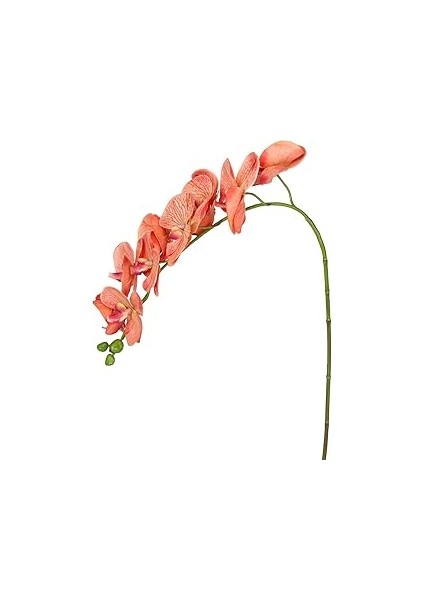 Yapay Orkide Gerçek Dokulu Somon 95 Cm.