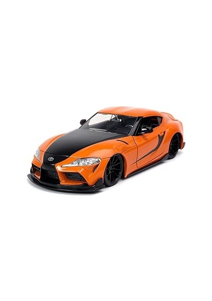 Jada, 253203064, Hızlı ve Öfkeli Fast & Furious 2020 Toyota Supra 1:24, Lisanslı, Serbest Tekerlek,