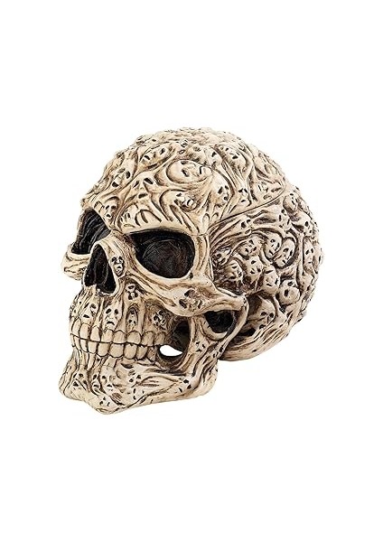 Toscano CL76381 Kafatasının Ruh Ruhu Heykel Kutusu, Tam Renkli