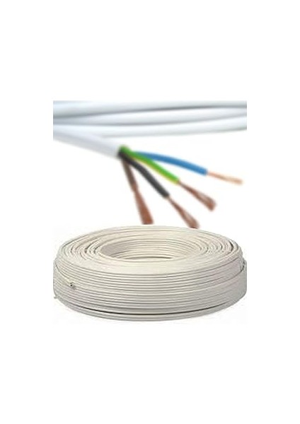 Mobee Çınar 2x0,75 100MT Elektrik Kablosu Kablo Elektrik Uzatma Kablosu Aydınlatma 1410