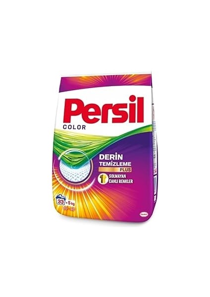 Color Toz Deterjan, 33 Yıkama, 5 Kilogram, Renkliler 5kg