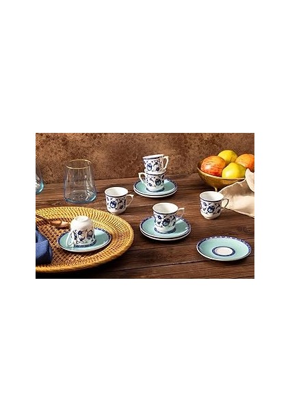 Porland Saraylı 6 Kişilik Kahve Takımı 77CC