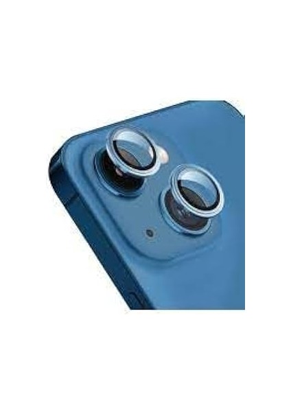 Heartz 11/12/12MINI Ile Uyumlu Kamera Koruyucu Çelik Halka Hd 9d Kırılmaz Cam Renk:blue