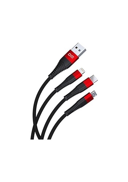 Dm SL004 Type-C USB 2.4A Şarj ve Data Kablosu 120CM