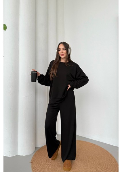 Yumuşak Premium Kumaş Uzun Beli Lastikli Modal Alt-Üst Takım fırsatları