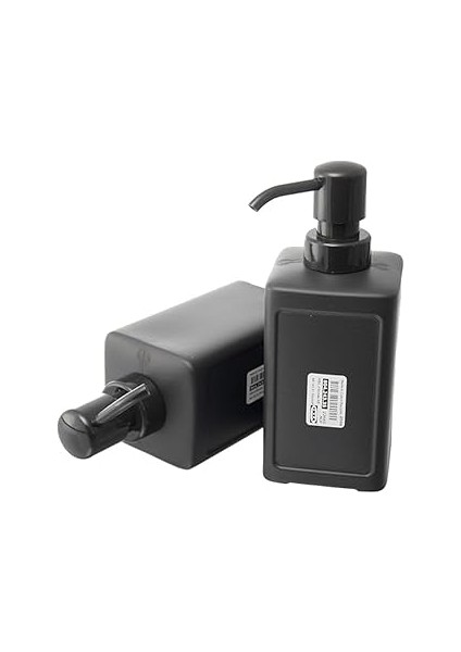 Rinnig Sıvı Pompalı Dispenser, El Sabunu Veya Için, Koyu Gri, 450 ml Kapasite, Plastik - 2