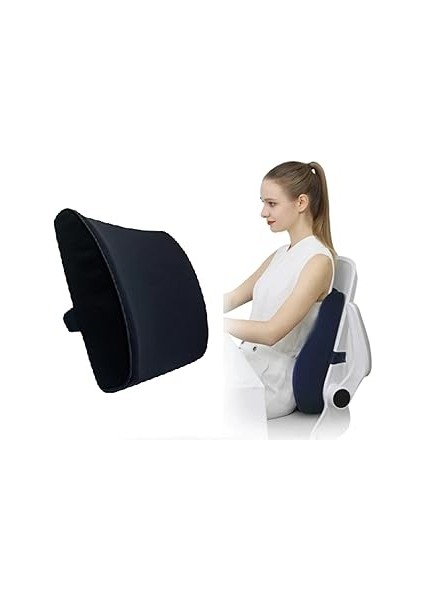 Ankanorm Visko Bel Minderi Ortopedik Sandalye Bel Minderi Sırt Dayama Yastığı Visko Koltuk Bel Dest