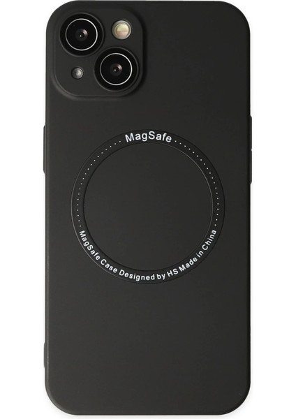 Iphone 14 Kılıf Jack Magneticsafe Silikon - Siyah