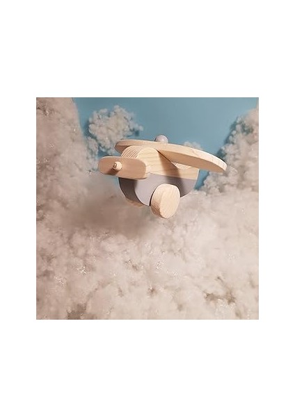 Ahşap Oyuncak Uçaklar, Doğal, El Yapımı, Dayanıklı, Eğitici, Vintage, Sürdürülebilir, Özelleştirile