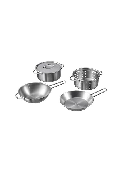 Duktıg Minyatür Oyuncak Tencere Seti Paslanmaz Çelik 4 Parça DUK105IKE0150