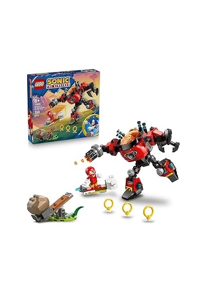 Sonic Knuckles Egg Crusher Robotu 77005 – 8 Yaş ve Üzeri Çocuklar Için Aksiyon Dolu Sonic Mace