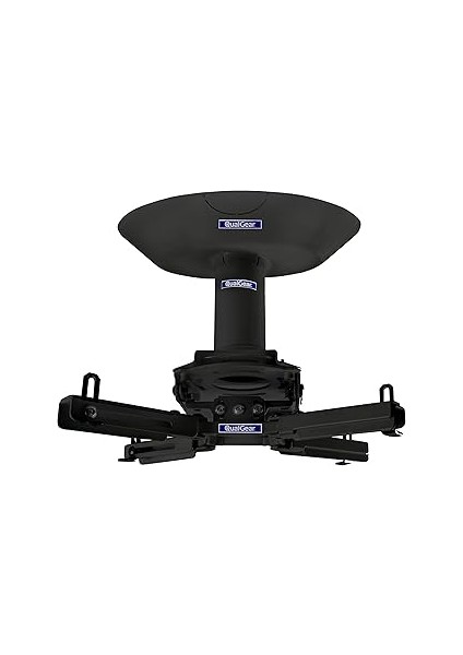 Qualgear Pro-Av Qg-Kit-Ca-3ın-B Tek Kirişli Tavan Adaptörü, 3 Inç 1,5 Inç Projektör Montaj Kiti Aks