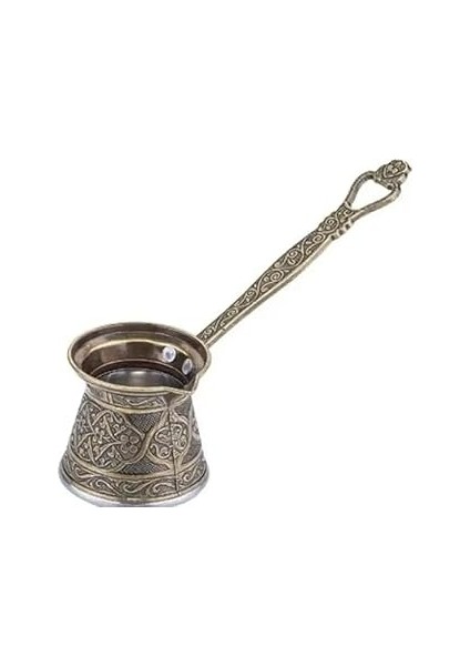 Kosova 5 Zamak Döküm Kahve Cezvesi 4-5 Kişilik Yeşil Renk