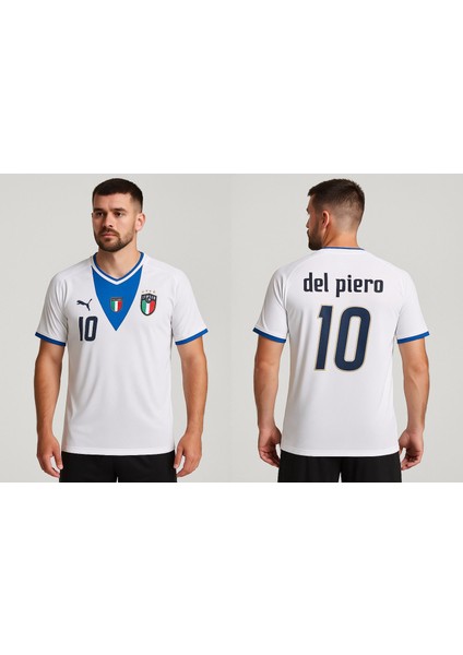 Italya D*e*l P*i*ero 10 Numaralı Taraftar Tişörtü fiyatları