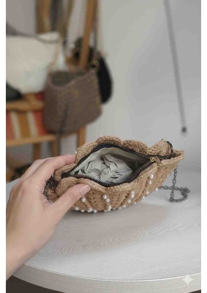 El Yapımı Midye Model Kadın Kol Çantası modelleri