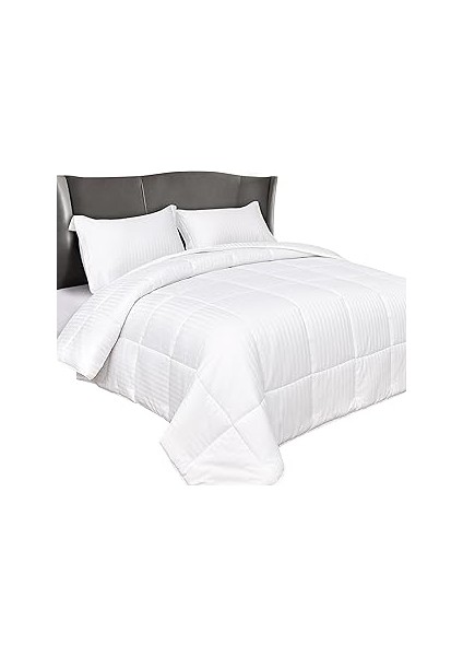 Elegant Birinci Sınıf Otel Kalitesi 1200 Iplik SAYISI%100 Mısır Pamuğu, 3 Parça Çizgili Alt