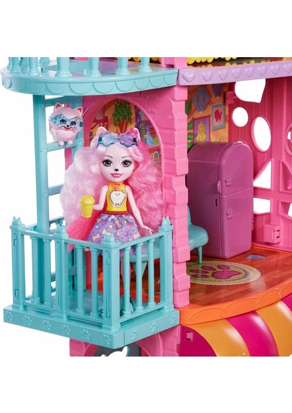 Enchantimals Şehir Evi ve Kafe Oyun Seti HHC18 modelleri