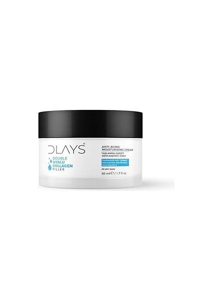 C72RO Dlays Double Hyalu Collagen Filler Yaşlanma Karşıtı Nemlendirici 50ML