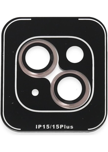 Joko Iphone 15 Pvd Metal Kamera - Pembe