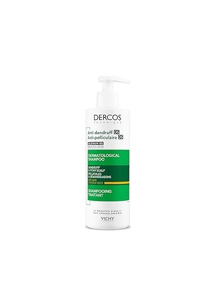 Dercos Anti-Dandruff Kepek Karşıtı Bakım Şampuanı - Kuru Saçlar (390 Ml)