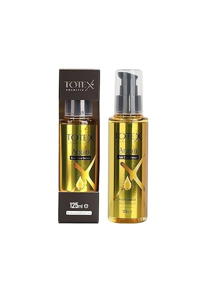 Totex Saç Onarıcı Yağ & Serum | Yıpranmış Saç Bakımı | Saç Parlatıcı | Argan 125 ml