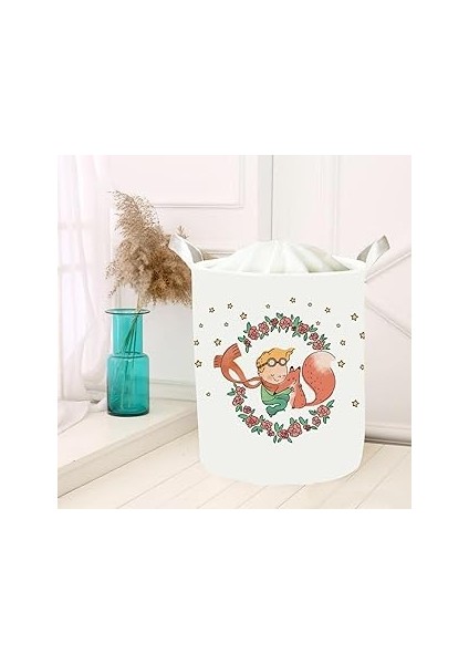 Oyuncak Saklama Kutusu Kirli Çamaşır Piknik Sepeti Düzenleyici Katlanır Sepet Keçe 0012909303