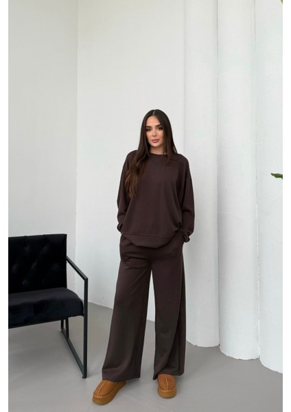 Yumuşak Premium Kumaş Uzun Beli Lastikli Modal Alt-Üst Takım fırsatları