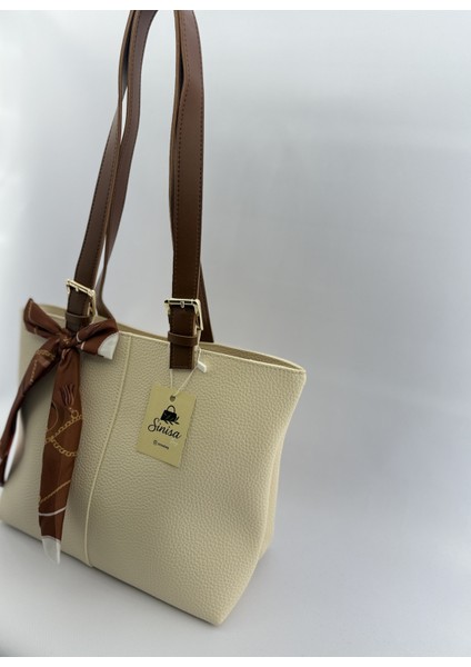 Kadın Fular Detaylı El ve Omuz Çantası modelleri