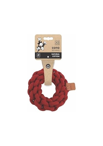 M-Pets Coto Red Ring 13CM Örgü Halka Oyuncak