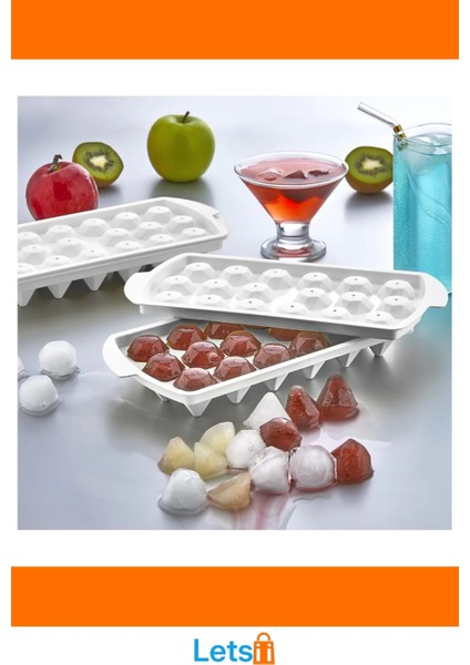 Elmas Şekilli 18 Bölmeli Buz Kalıbı Pratik ve Estetik Tasarım indirimleri