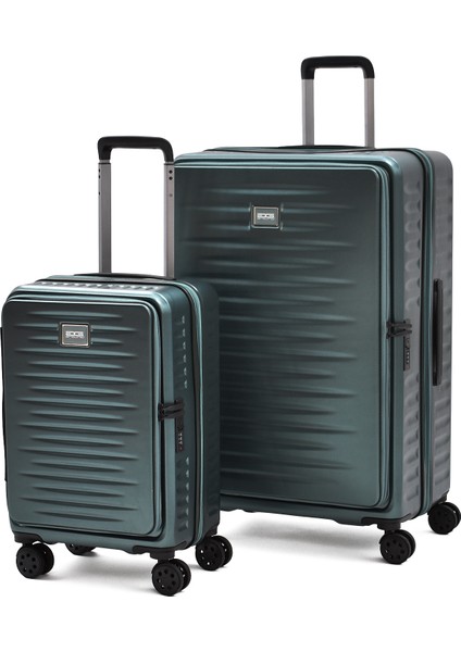 Ground Körüklü 2’li Valiz Seti Büyük ve Kabin Boy – Ultra Dayanıklı, Geniş Hacimli, Tsa Kilitli