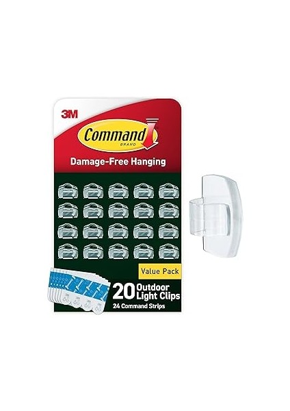 Command Yuvarlak Ip Klips, AW017-20NA