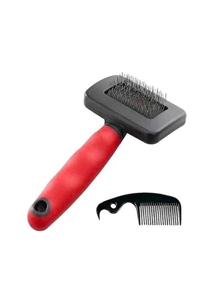 Ferplast Gro 5942 Metal Dişli Tarak, S, Red