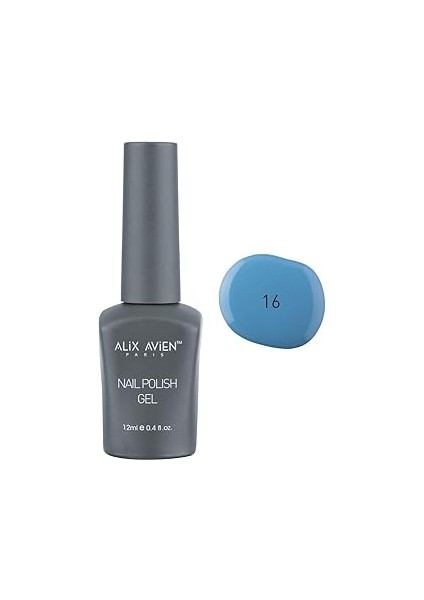 Alix Avien Uv Kalıcı Bebak Oje 16 - Gel Polish - 12 ml