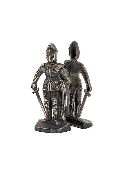 Toscano SP14917 Ortaçağ Şövalyesi Demir Kitaplıklar, Bronz