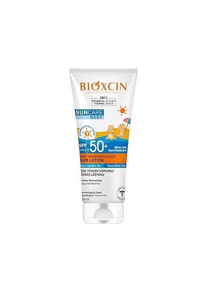 Bioxcin Hassas Ciltler Için Çok Yüksek Korumalı Mineral Güneş Kremi Bebek 50 Spf 100 ml